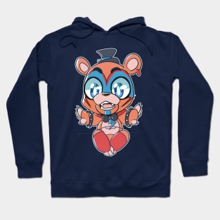 Chibi FNAF Security Breach Glamrock Freddy Hoodie